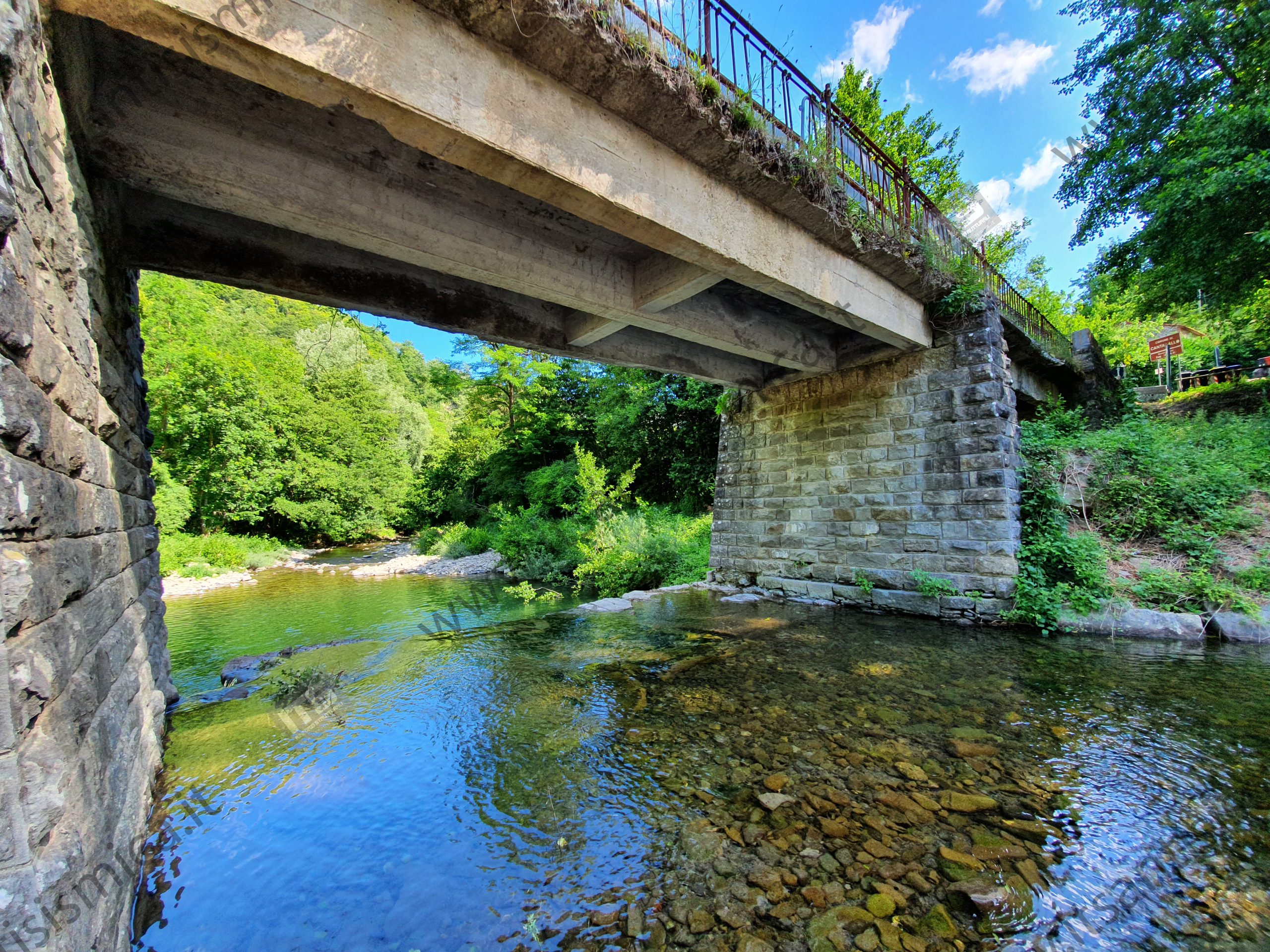 Rinforzo strutturale del ponte di Fossato — Pistoia — fotografia di cantiere 9